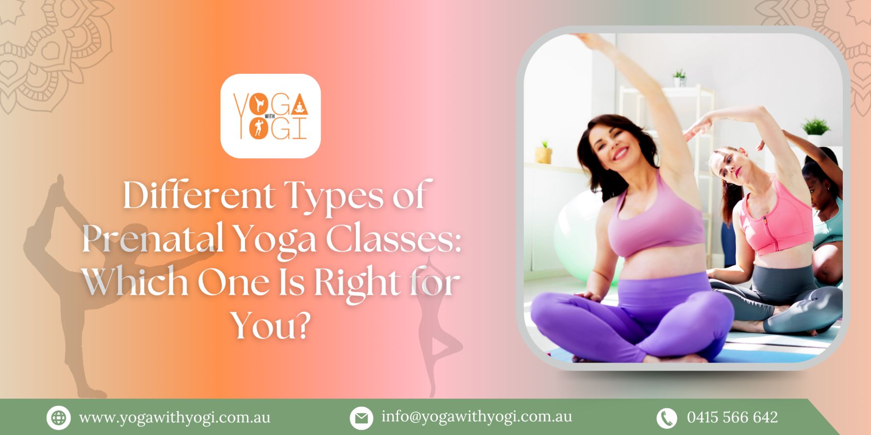 Different Types of Prenatal Yoga Classes: Which One Is Right for You?
