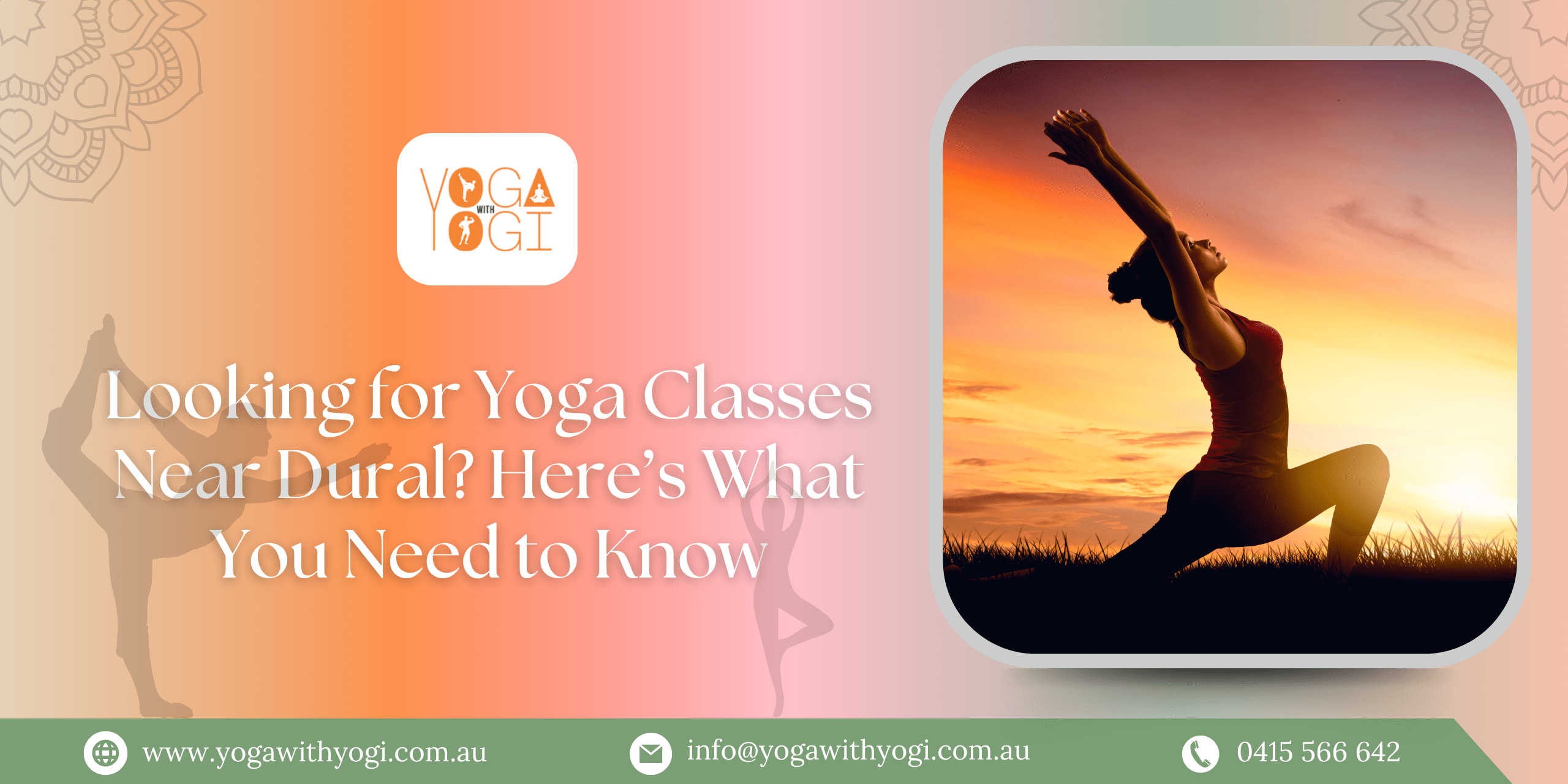 Looking for Yoga Classes Near Dural? Here’s What You Need to Know